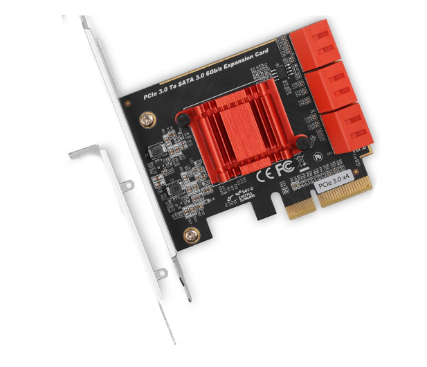 AXAGON Kontroler PCIe 6x wewnętrzny port SATA 6G - 1212045 - zdjęcie 3